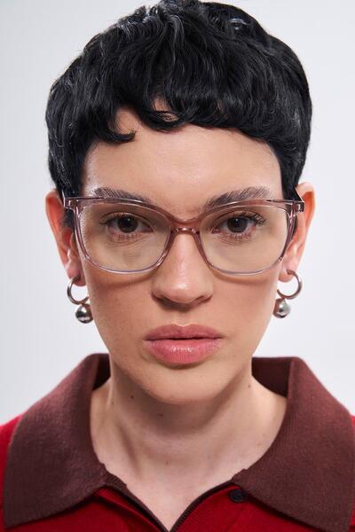 Bilge Karga Carolyn Nude Blue Light Protective Glasses