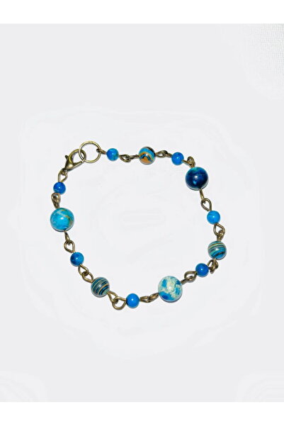 Serenity MT Brățară din jasp albastru și agate