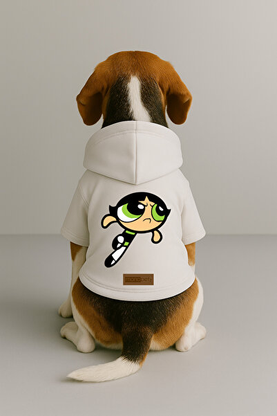 Monopetz Printed Inside Fleece Dog and Cat Clothing & Dress - White Color K H...