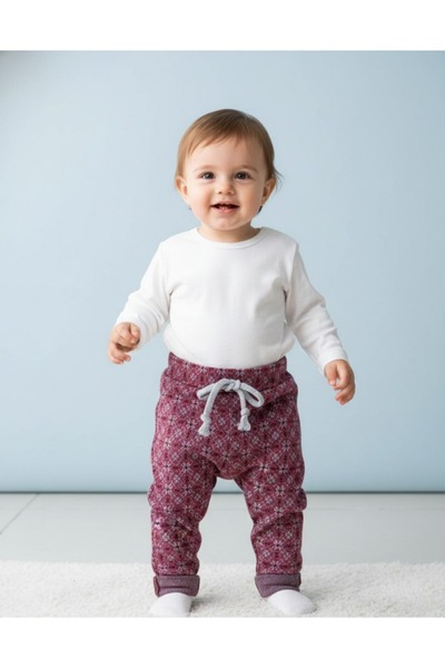 Kyex Premium Quality Unisex Baby Soft Winter Jacquard Single Bottom Pants