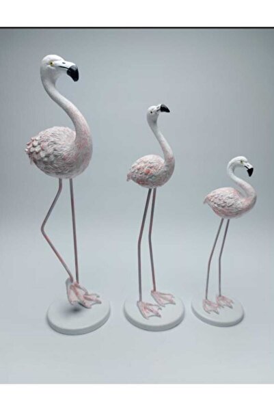 Home Metal Ayaklı 3 Lü Flamingo