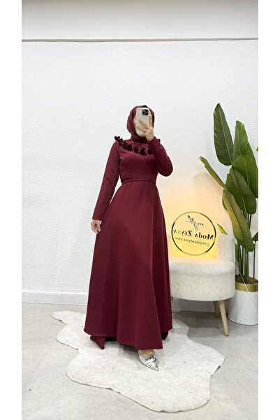 moda zeynaa Gül Elbise