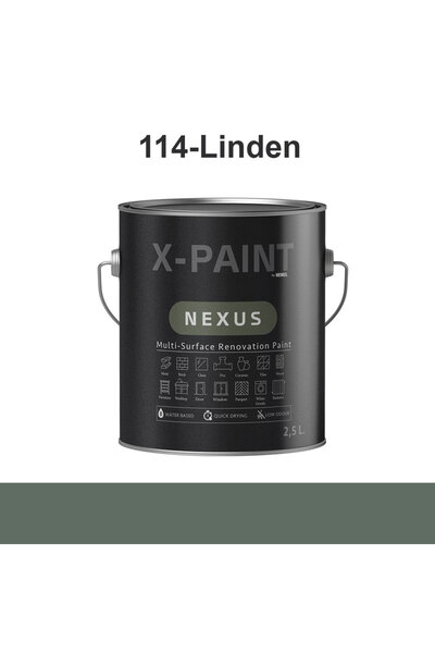 Hemel X-Paint Nexus 114-Linden – Soft-Mat Su Bazlı Dönüşüm Boyası