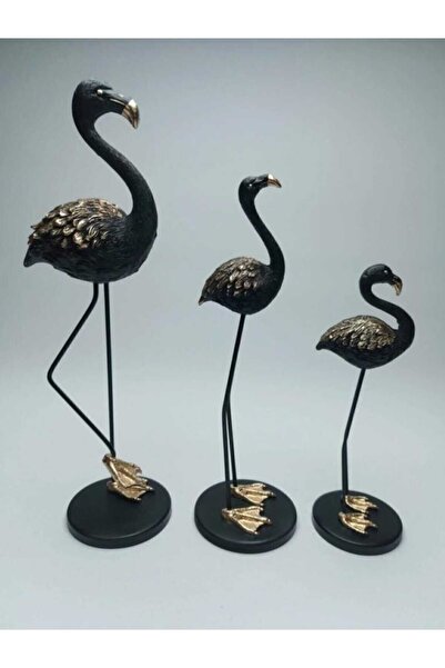 Home Metal Ayaklı 3 Lü Flamingo