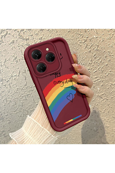 Hontinga جراب هاتف من السيليكون الناعم المضاد للتصادم متوافق مع هاتف Tecno Sp...