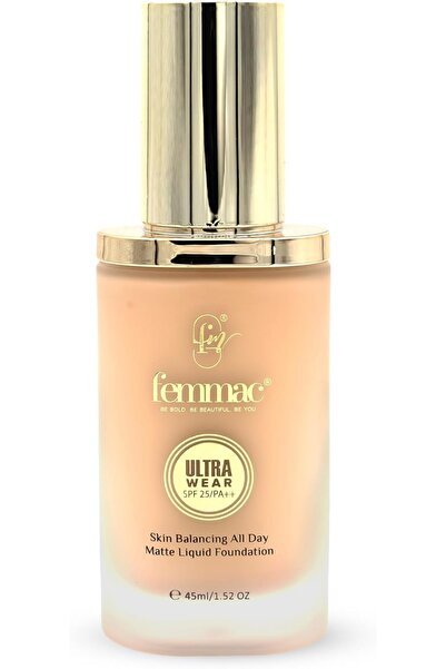 Femmac makeup Femmac Ultra Wear Skin Balancing All Day Matte Liquid Foundation (100F ICEBERG)