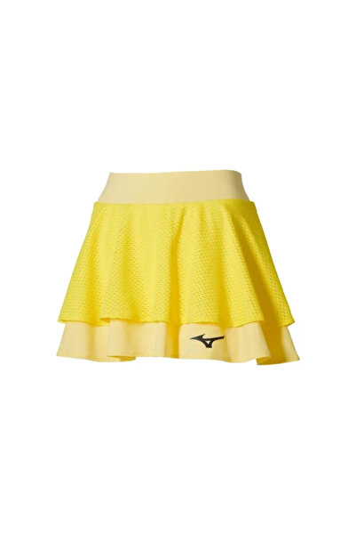 MIZUNO Daybreakers Flying Skirt Women's Tennis Skirt Yellow