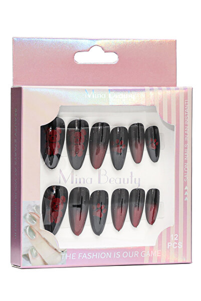 MİNA BEAUTY TAKMA TIRNAK 12 Lİ