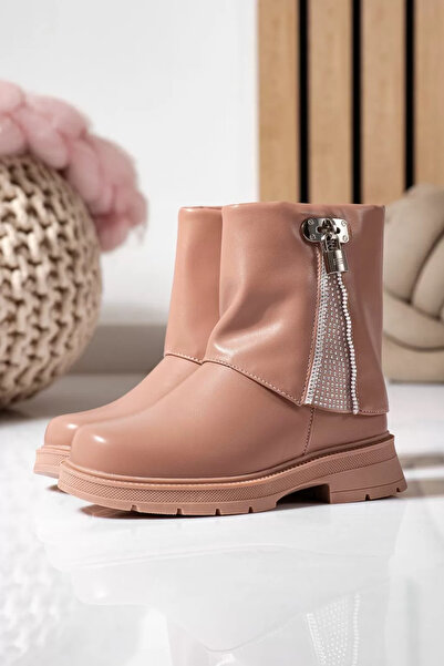 Zaira Ghete fete imblanite roz din piele ecologica Sara #22571 - 35