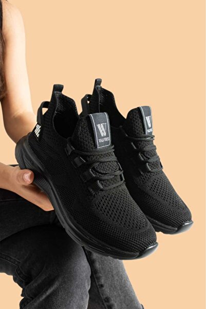 WALK WHİTE Tenis de damă negru negru