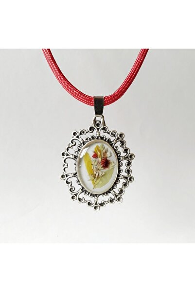 Halley Concept Custom Handmade Flower Design Resin Women's Necklace