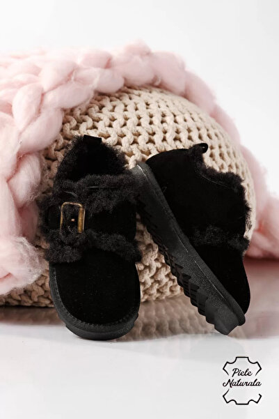 Zaira Ghete fete îmblanite negre din piele naturala intoarsa Diana #22723 - 28