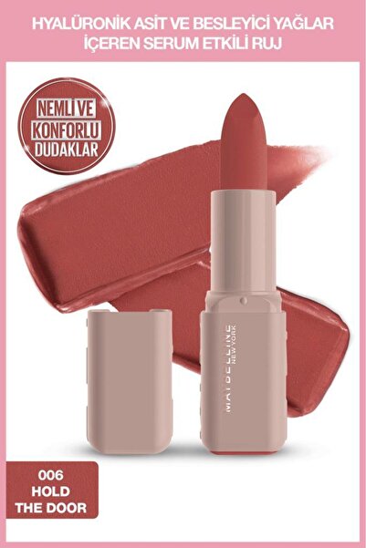 Maybelline New York Serum Etkili Hyalüronik Asit ve Besleyici Yağ İçeren Ruj ...