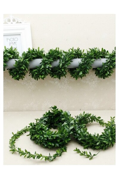 aselcsr “Yapay Sarmaşık 7 m – Tel Yapraklı Dekoratif Duvar & Balkon Süsü Ev D...