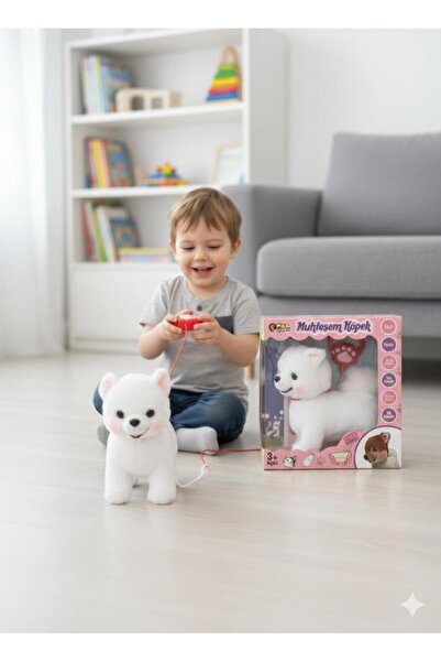 CAN OYUNCAK 6 Fonksiyonlu Muhteşem Köpek 2161 Beyaz
