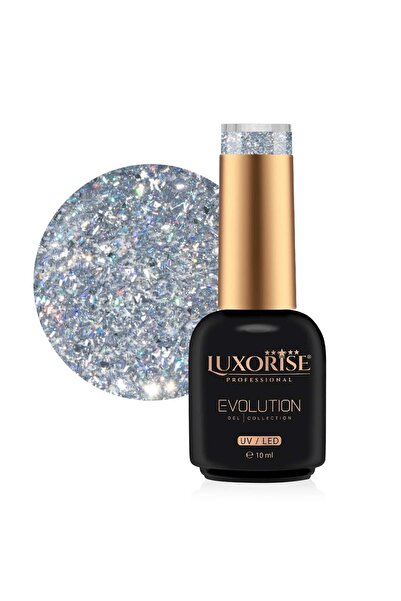 LUXORISE Ημιμόνιμο βερνίκι νυχιών Evolution, Moonlight Mirage - Silver Mirage...