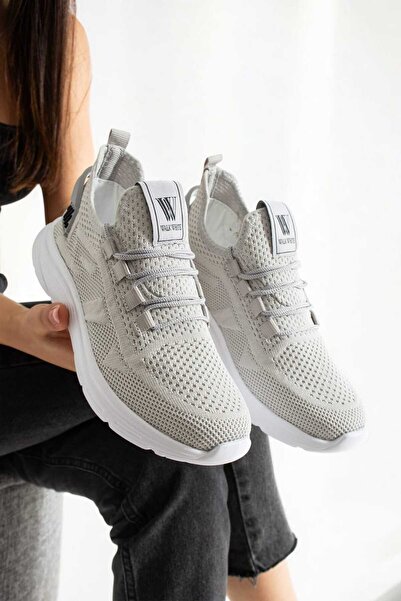 WALK WHİTE Tenis de damă 012548 Ice Grey