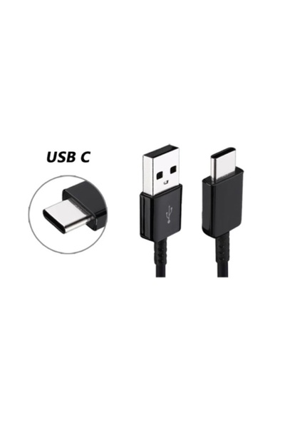 G Golden Case USB to USB-C charging cable, EO-IG 955, 100 cm, Black