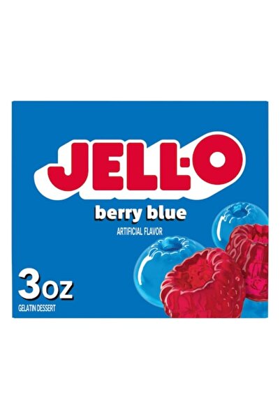 jell-o Berry Blue Gelatin Dessert Mix, 85 g (4 servings)