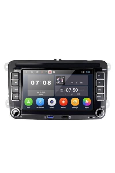 OEM Car Navigation 7-inch Android 10 2GB RAM 32GB Quad-Core for VW Passat/Gol...