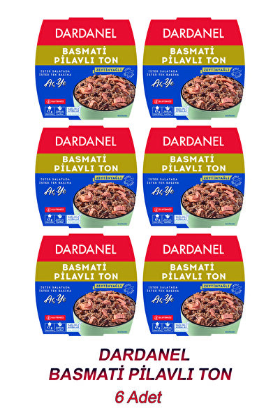 Dardanel Basmati Pilavlı Ton Aç - Ye 6*160 GR