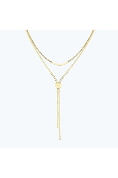 Altınbaş Altın Sallantılı Zincir Kolye