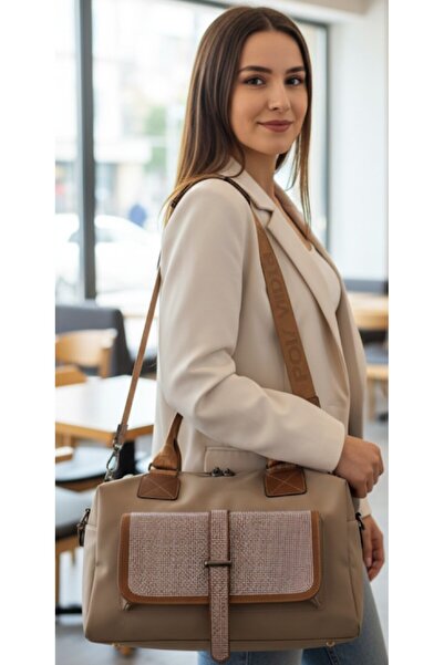 eflanmoda Geantă de mână și de umăr Miami Polo de dimensiuni mari pentru femei