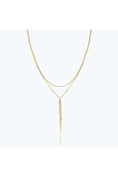 Altınbaş Altın Sallantılı Zincir Kolye