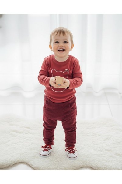 Kyex Premium Quality Unisex Baby Soft Winter Jacquard Single Bottom Pants