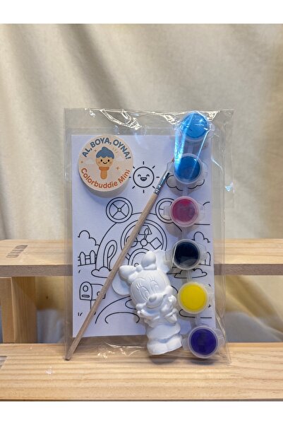 colorbuddie Minnie Mouse Al Boya Oyna Seti - Seramik Boyama Aktivite Paketi