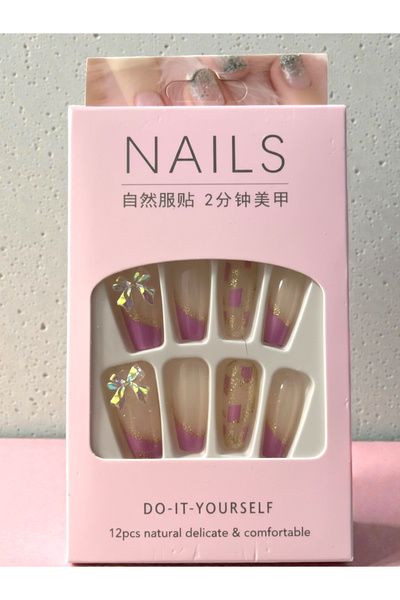 CHIC Set Unghii False "Do-It-Yourself" - Naturale și Confortabile