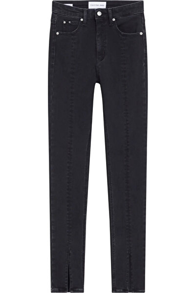 Calvin Klein HIGH RISE SUPER SKIN Kadın Siyah Kot Pantolon