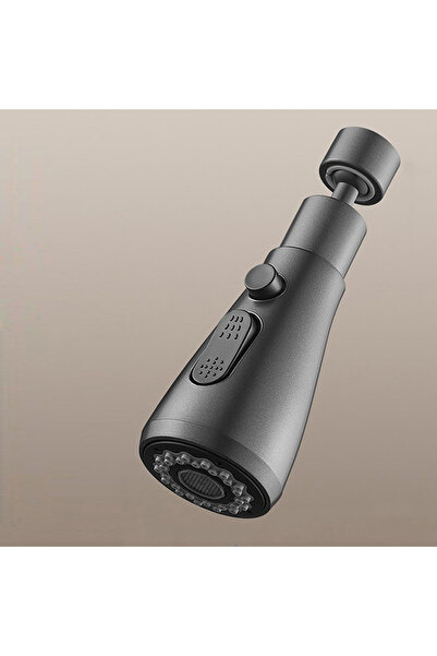 OEM Cap de robinet rotativ 360° cu 2 moduri jet/stropi și buton de oprire apă...