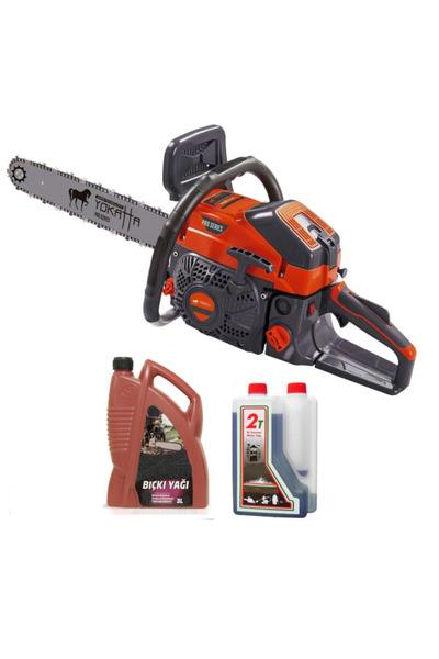 HSGL YOKATTA CS59 Series 56.3cc Benzinli Motorlu Testere 1 Litre 2T Yağ - 3 L...