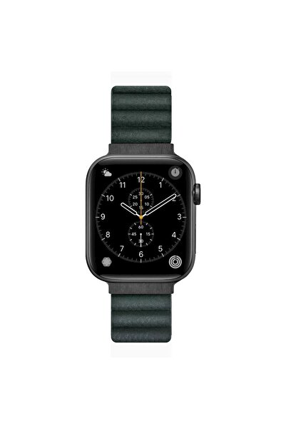 Laut - سوار NOVI LUXE لساعة Apple Watch مقاس 41/40/38 مم - أخضر