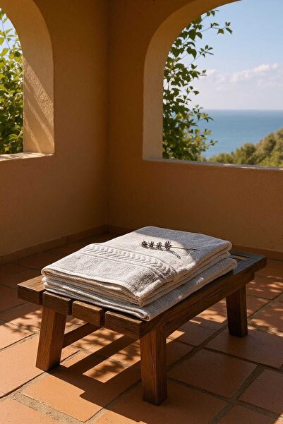 Ercahome tekstil 100% Cotton Dark Gray/Light Gray Double-Sided Very Stylish S...