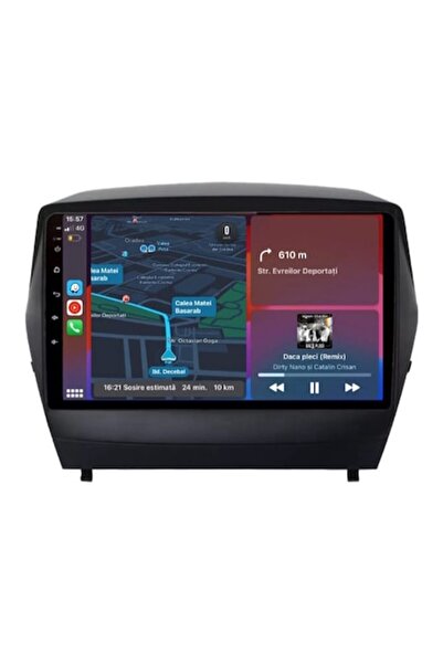 DUMYNAV Navigație Android 14 pentru Hyundai Tucson ix35 (2009-2015) 8GB RAM 1...