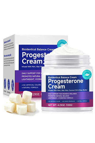 NOVA KISS Cremă cu progesteron bioidentic pentru menstruație, susține echilibrul hormonal, 120 g