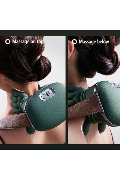 Generic Rechargeable Neck and Shoulder Relief Massager with Adjustable Strap
