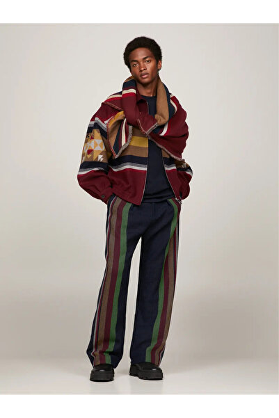 Tommy Hilfiger TH X P LARGE SQUARE Kadın Kırmızı Eşarp