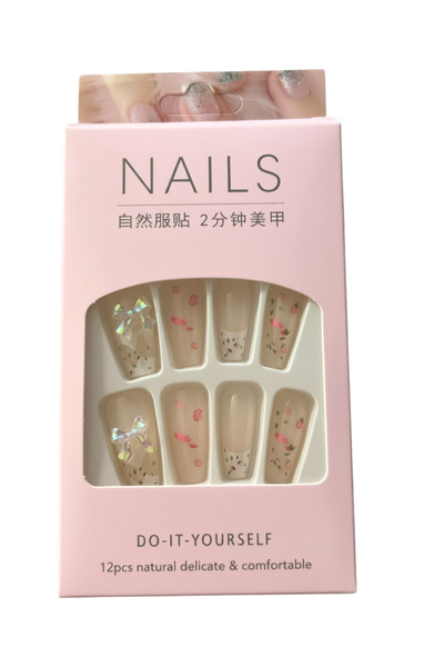 CHIC Set Unghii False "Do-It-Yourself" - Naturale și Confortabile