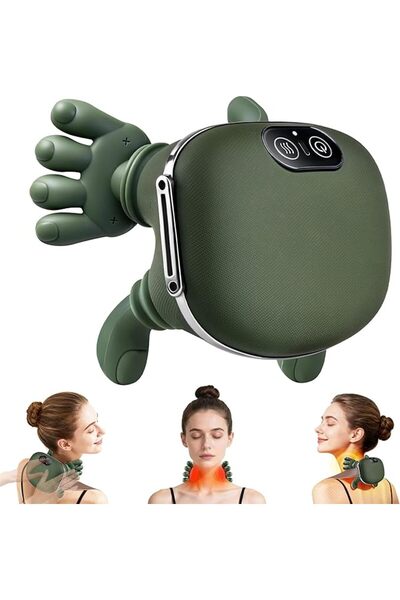 Generic Portable Rechargeable Massager for Neck and Shoulder with Gentle Heat Option
