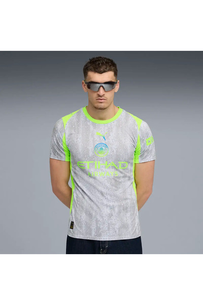 Puma MCFC 3rd Jersey Gri Erkek Forma