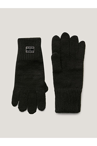 Tommy Hilfiger TJW COSY KNIT GLOVES Kadın Siyah Eldiven