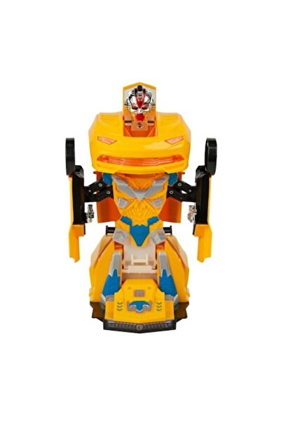TOPI TOY Transformable Robot to Race Car with Sound, Lights and Bump-and-Go, 24x12x10 cm, Ages 3+