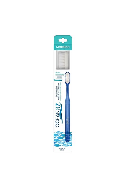 Piave Ocean87 toothbrush Soft bristles, interchangeable handle and head, 100%...