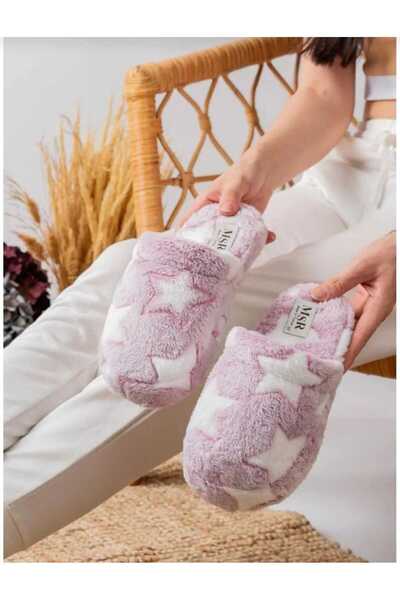 Benittokids Women's House Slippers Plush Slippers Dowry and Bundle Slippers No Sound Thick Sole