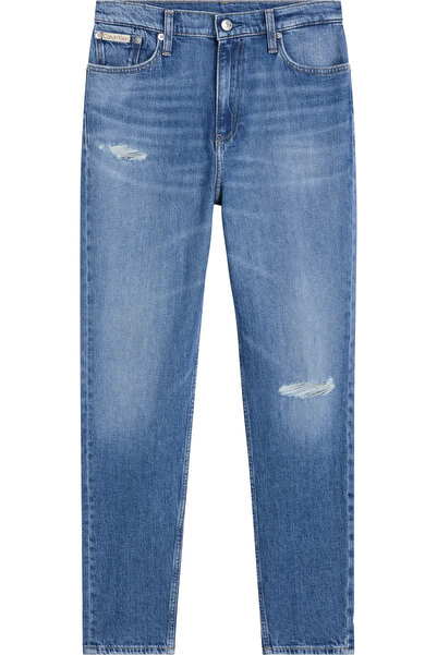Calvin Klein MOM JEAN Mavi Kadın Pantolon
