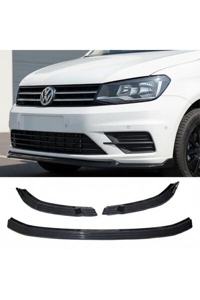 Carmind Volkswagen Caddy Ön Tampon Altı Lip 3 Parça 2016-2020