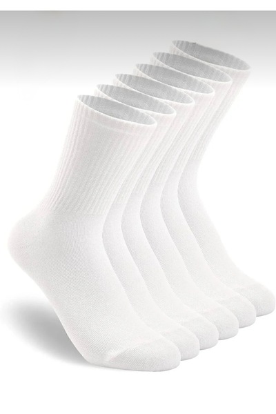 YONCA OUTLET 12 ΖΕΥΓΑ ΛΕΥΚΕΣ ΒΑΜΒΑΚΙΕΣ ΚΑΛΤΣΕΣ ΤΕΝΙΣ (YONCA 35037)